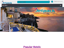 Tablet Screenshot of jetpacktravels.com